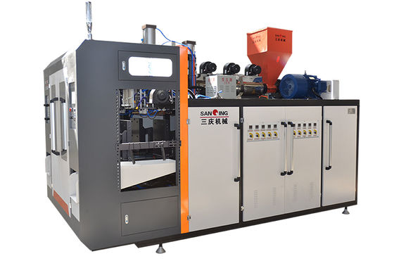 গুণমান  CE Jar Blow Molding Machine 2 Die Heads Plastic Water Bottle Blowing Machine 11kw কারখানা