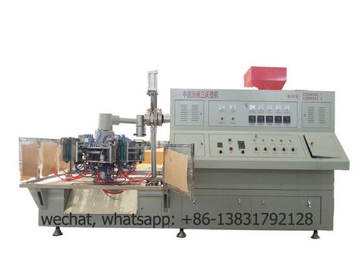 গুণমান  1L Plastic Extrusion Blow Molding Machine 40kg/H PLC Control Tube Making কারখানা