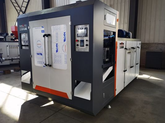 Sanqing ডবল স্টেশন 3000ml Hdpe বোতল উত্পাদন মেশিন 400 পিসি/এইচআর