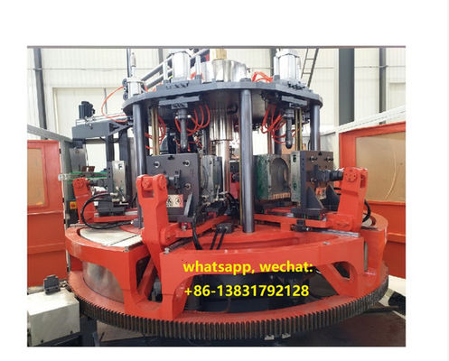 স্ক্রু দিয়া 110mm 5L রোটারি ব্লো মোল্ডিং মেশিন 17000 PCS/24 Hrs 380V