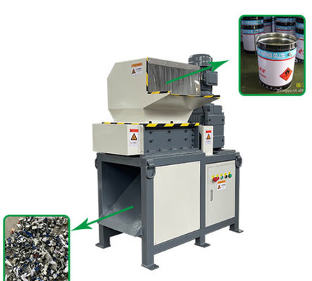 ISO9001 অক্জিলিয়ারী মেশিন 3kW মেটাল ওয়েস্ট ক্রাশার মেশিন 300kg/H
