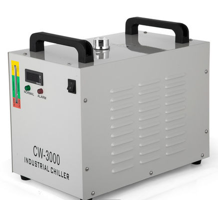 10L/Min Industrial Industrial 60HZ Chiller Cw 3000 19kg সজ্জিত হাই স্পিড ফ্যান ভিতরে