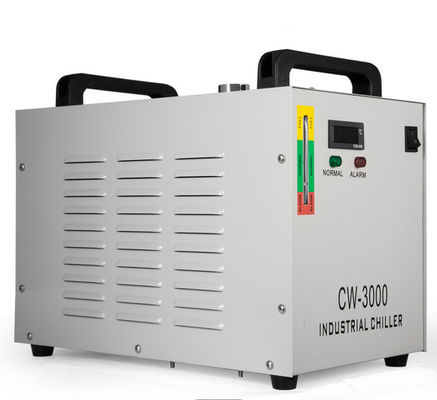 10L/Min Industrial Industrial 60HZ Chiller Cw 3000 19kg সজ্জিত হাই স্পিড ফ্যান ভিতরে