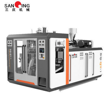ISO9001 120kN PE 2 Cavity PE ব্লোয়িং মেশিন 70kg/H মাল্টি ডাই হেড সহ