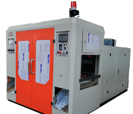 দিয়া 30cm প্লাস্টিক কন্টেইনার ব্লোয়িং মেশিন 57KW 5 Ltr Blow Molding PLC Control