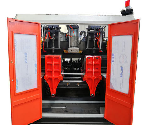 দিয়া 30cm প্লাস্টিক কন্টেইনার ব্লোয়িং মেশিন 57KW 5 Ltr Blow Molding PLC Control